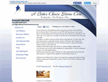 Tablet Screenshot of abetterchoicehomecare.org